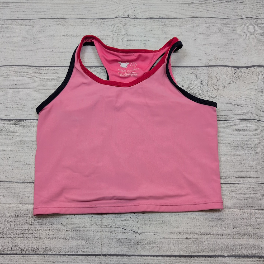 12 Primary Pink Tankini Top